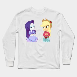 Boho Chic Rarity and Applejack Long Sleeve T-Shirt